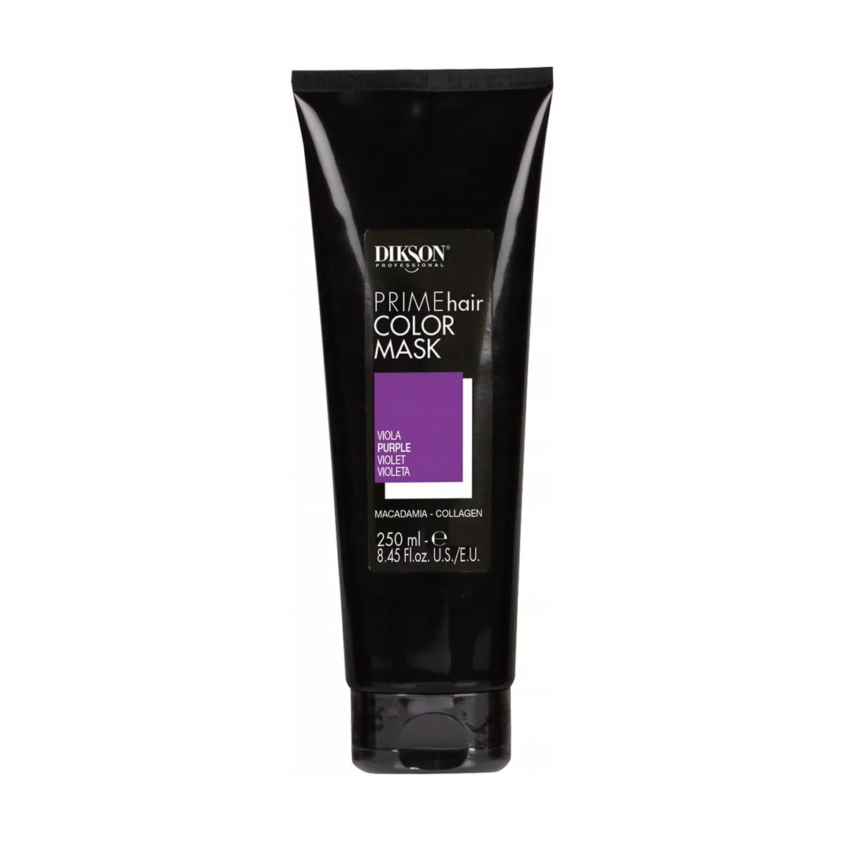 Уцінка!  Кольорова маска для волосся Dikson Prime Hair Color Mask, з макадамією та колагеном, Purple, 250 мл